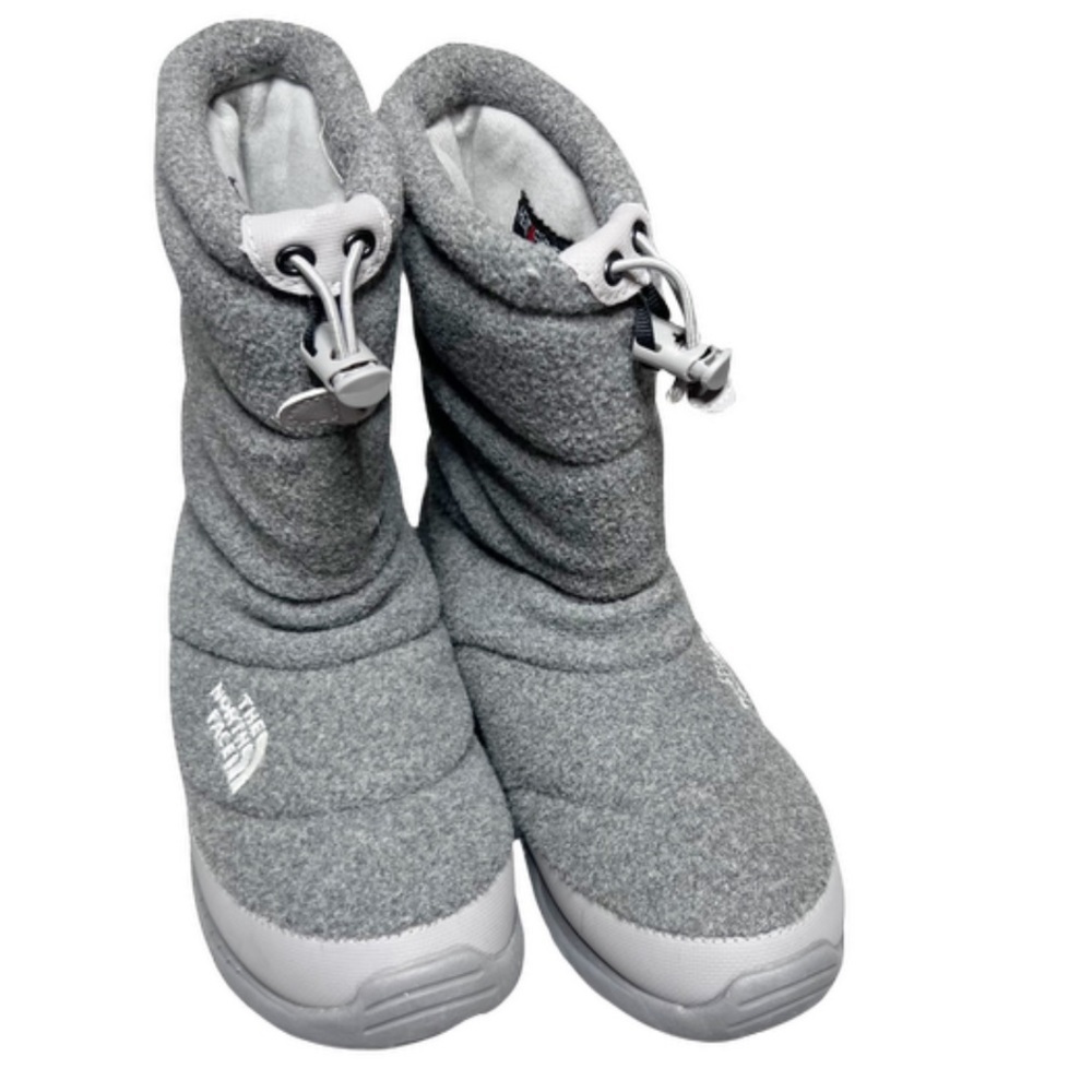North Face Womens Heat Seeker 200 Fleece Low Rise Winter Weatherproof Gray Boots - Picture 7 of 16